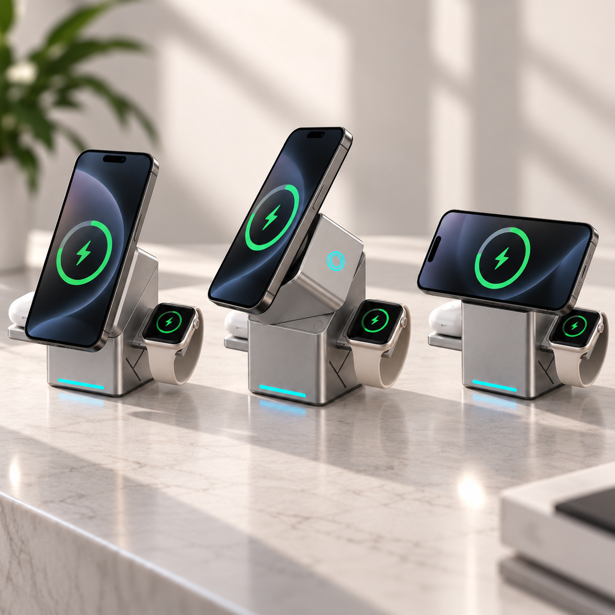 MagnaDock™ 3-in-1 Charger