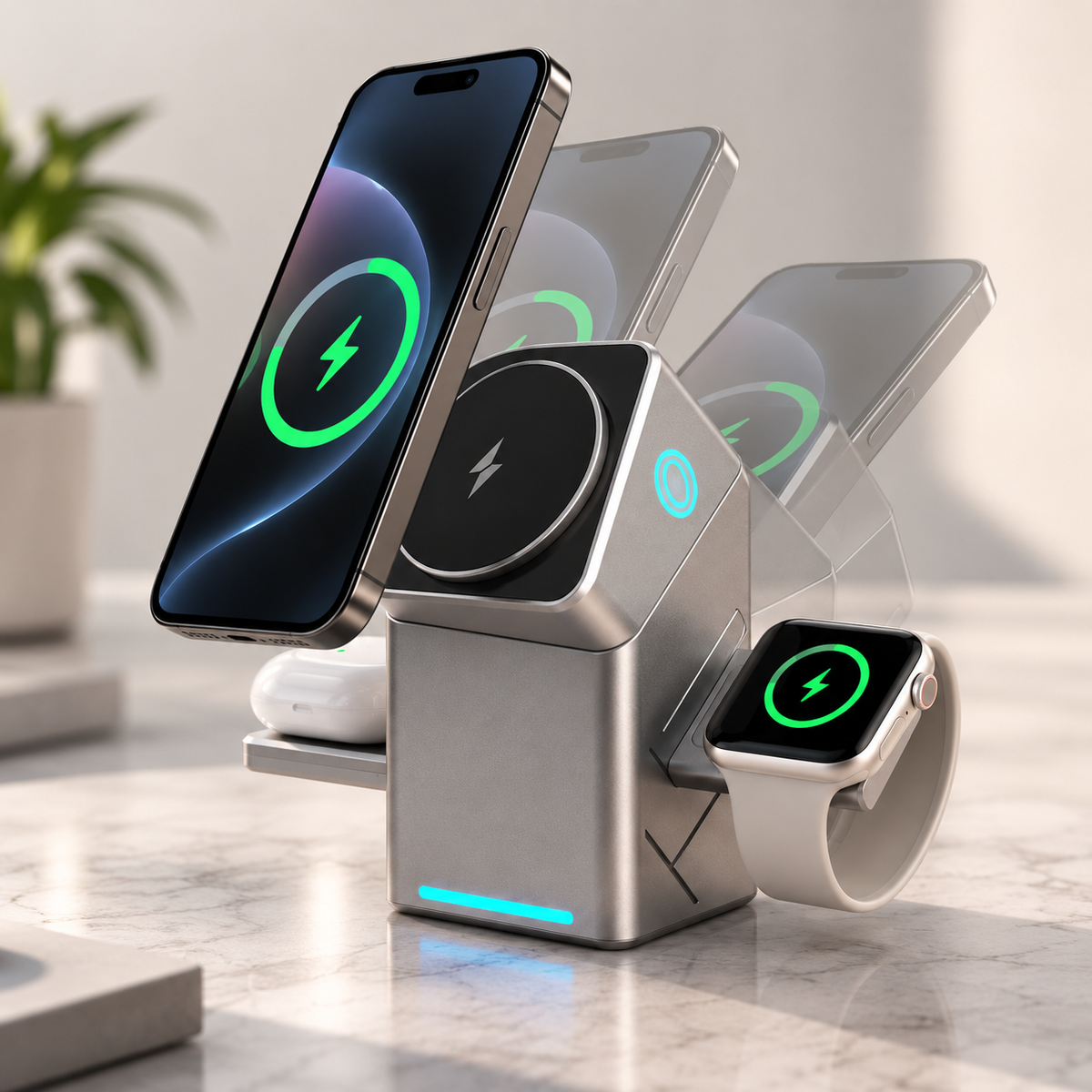 MagnaDock™ 3-in-1 Charger