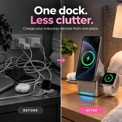 MagnaDock™ 3-in-1 Charger